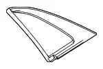 Driver Side Quarter Window - GM (23322544) - view 7