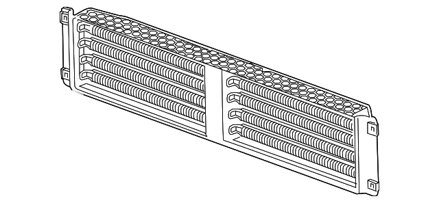 Front Bumper Shutter - GM (23335171) - view 3