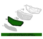 Grille Surround - GM (23345018) - view 8