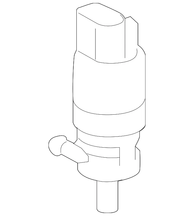 Windshield Washer Pump - GM (23353390) - view 5