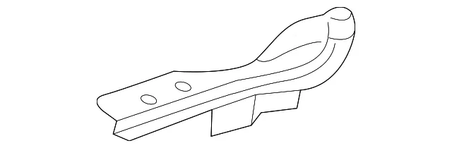 Hinge - Driver's Side (LH) - GM (23353485) - view 2