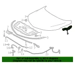 Hinge - Driver's Side (LH) - GM (23353485) - view 6