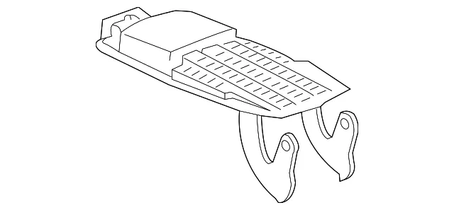 Front Floor Console Armrest Hinge - GM (23393568) - view 3