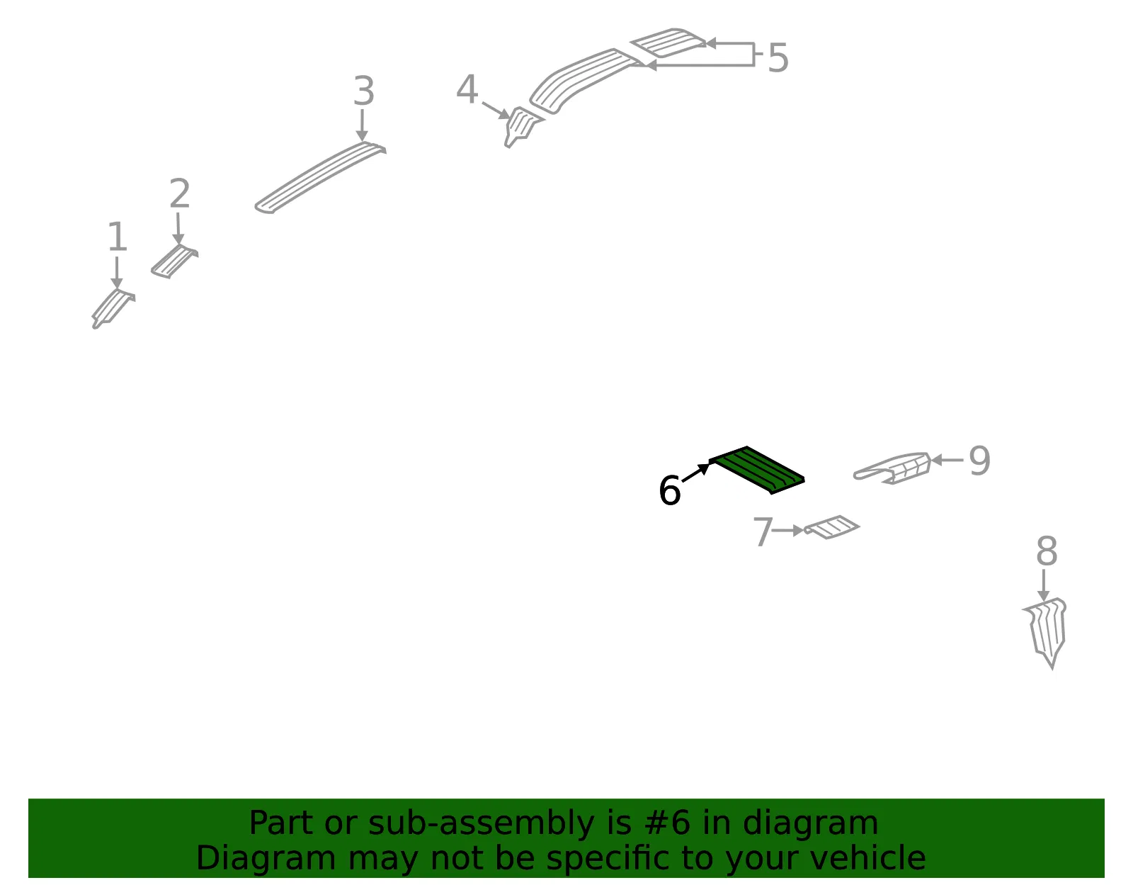 Deck Lid Decal - GM (23397486) - view 3