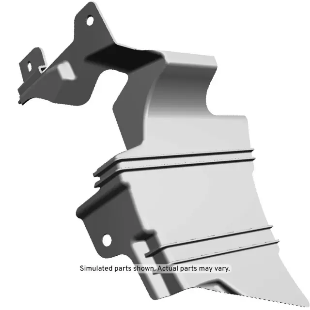 Passenger Side Engine Front Splash Shield - GM (23416979) - view 2