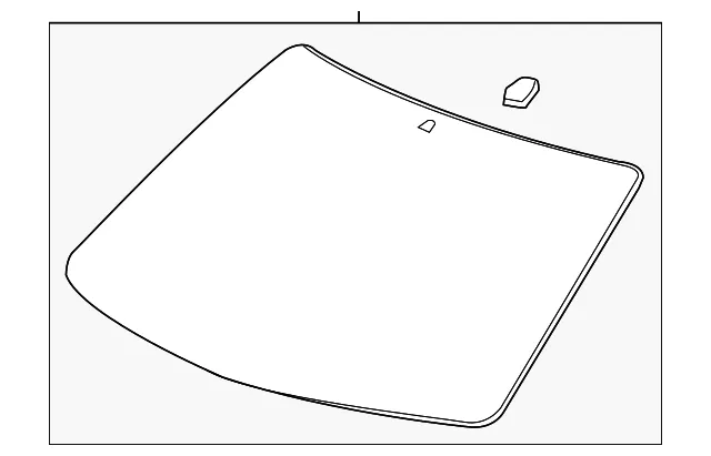 Windshield - GM (23420148) - view 2