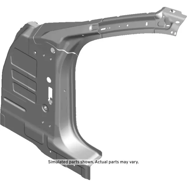 Hinge Pillar Reinforced - Driver's Side (LH) - GM (23431114)