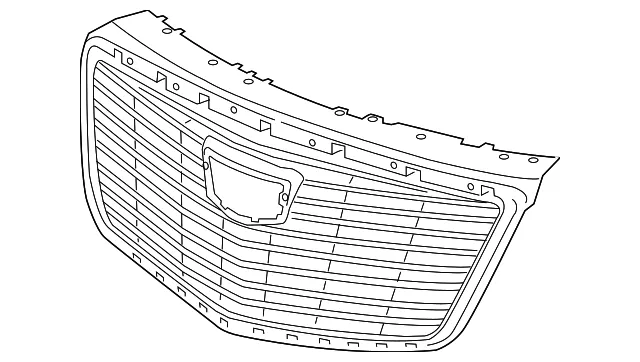 Front Upper Grille - GM (23441802) - view 2