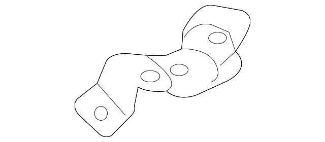 Grip Handle Bracket - GM (23445136) - view 2