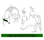 Deflector - Driver's Side (LH) - GM (23446492) - view 11
