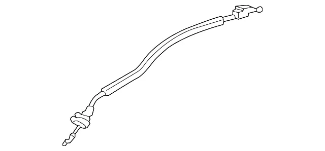 Rear Side Door Inside Handle Cable - GM (23446629) - view 2