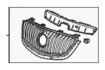Front Upper Grille - GM (23451023) - view 8