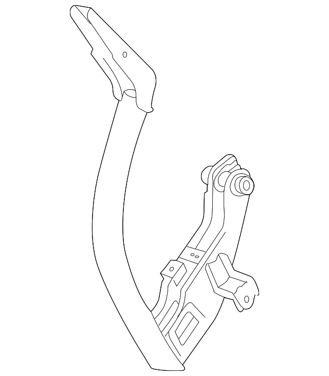 Passenger Side Deck Lid Hinge - GM (23452985) - view 3