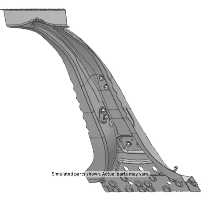 Passenger Side Center Pillar Outer Panel Reinforcement - GM (23458528)