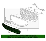 Front Lower Grille - GM (23464007) - view 7