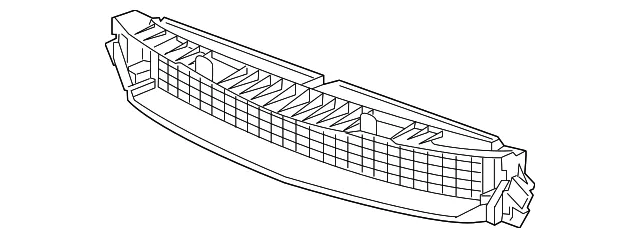 Front Bumper Shutter - GM (23478032) - view 5