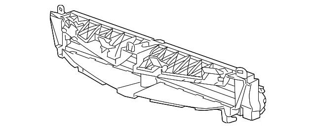 Front Bumper Shutter - GM (23487104) - view 3