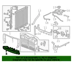 Front Bumper Shutter Lower Baffle - GM (23487157) - view 10
