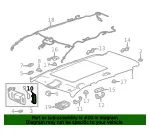 Maple Sugar Sunshade Illuminated Mirror Lens - GM (23489210) - view 7