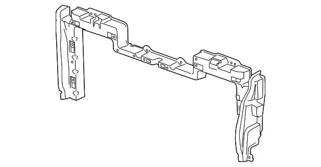 Front Bumper Shutter - GM (23497751) - view 4