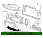 Front Bumper Shutter - GM (23497752) - view 6