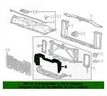 Front Bumper Shutter - GM (23497753) - view 6