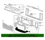 Front Bumper Shutter - GM (23497754) - view 7