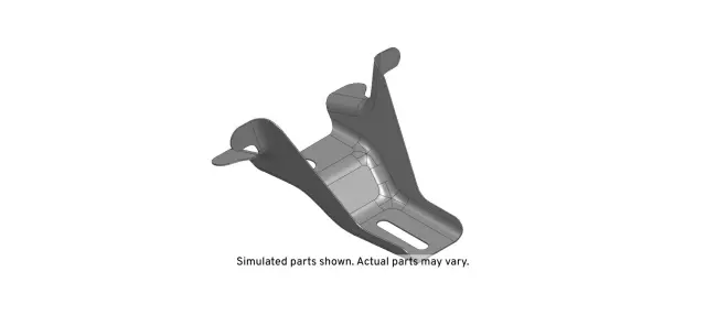 Windshield Header Bracket - Passenger Side (RH) - GM (23507061) - view 6