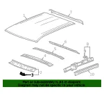 Windshield Header Bracket - Passenger Side (RH) - GM (23507061) - view 8