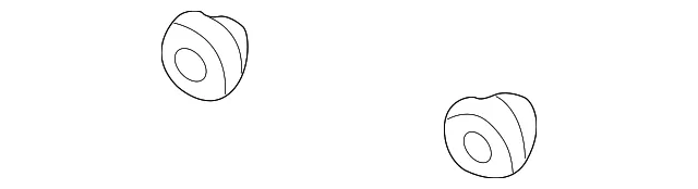 Spacer Rear Bumper Fascia - GM (24418603)