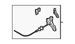 CABLE HOOD PRIM LAT REL - GM (24465306) - view 3