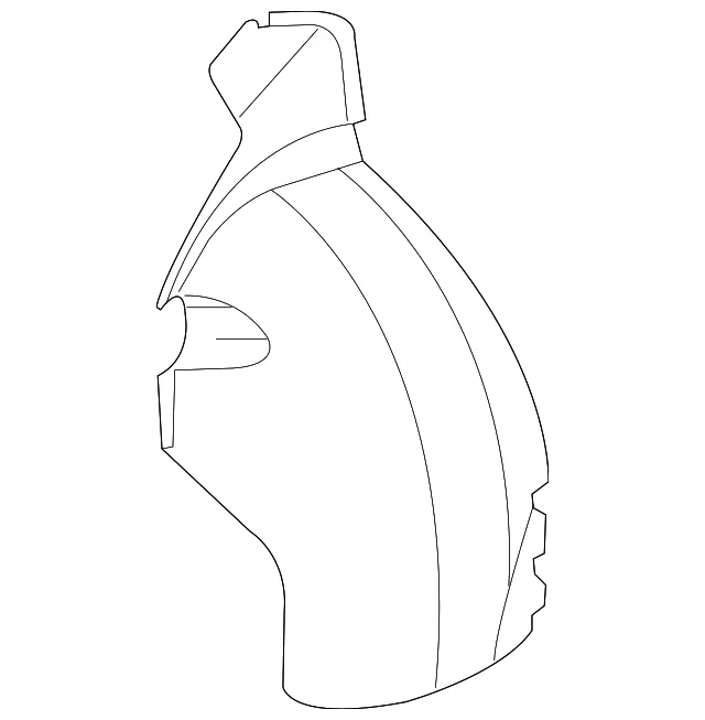 Splash Shield - Driver's Side (LH) - GM (25664525) - view 3