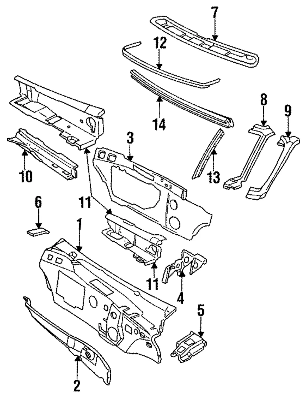 Molding Assembly Windshield Upper Rvl <U - GM (25671570)