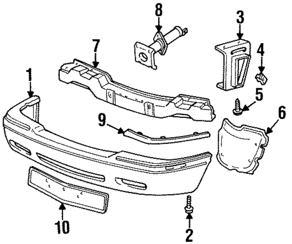 Front Bumper Cover - GM (25682385)