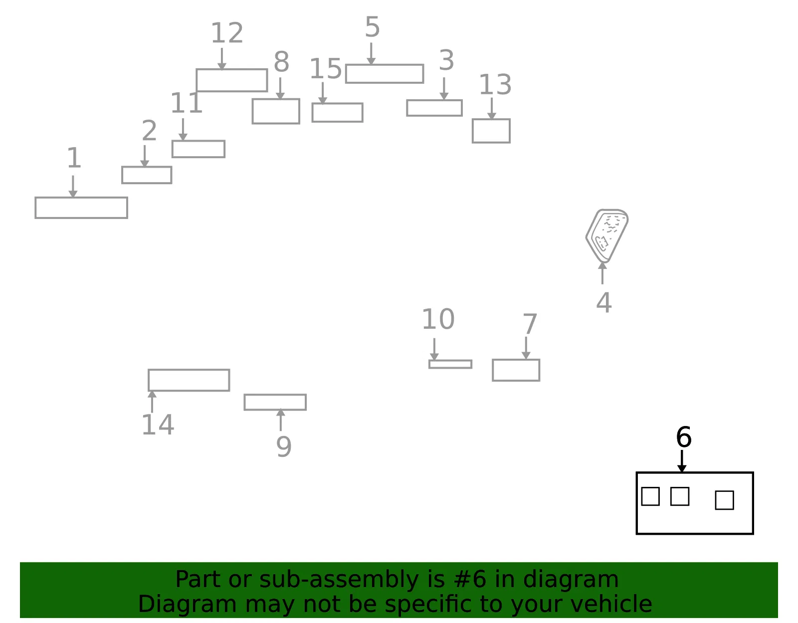 Jack Usage Label - GM (25744218) - view 3