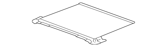 Sunshade Assembly-Sun Rf Rear *Gr - GM (25747551)