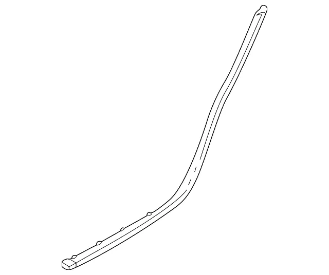 Weatherstrip Rear S/D Lower - GM (25762383)