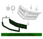 Front Lower Grille - GM (25778326) - view 7