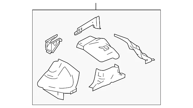 Apron Assembly - Passenger Side (RH) - GM (25783832)