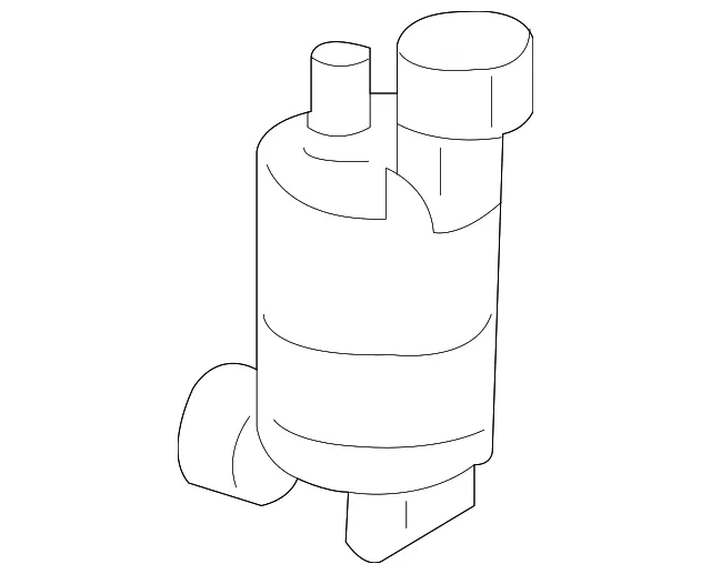 Windshield Washer Pump - GM (25792626) - view 8