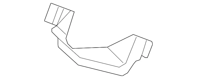 Plenum Lower Panel Water Deflector - GM (25805662) - view 3