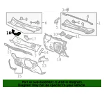Plenum Lower Panel Water Deflector - GM (25805662) - view 8