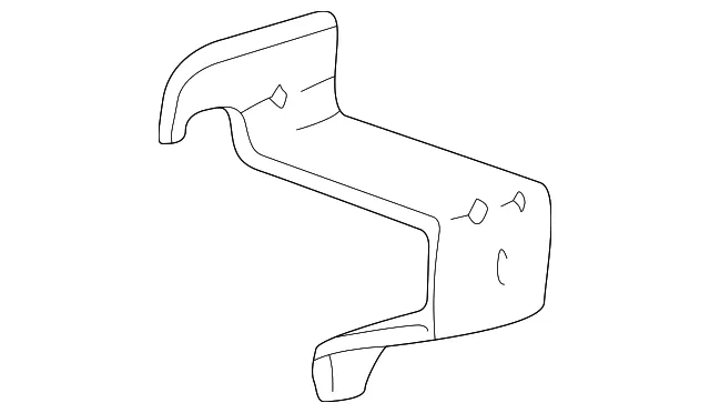 Lock Pillar Trim Bracket - GM (25806623)