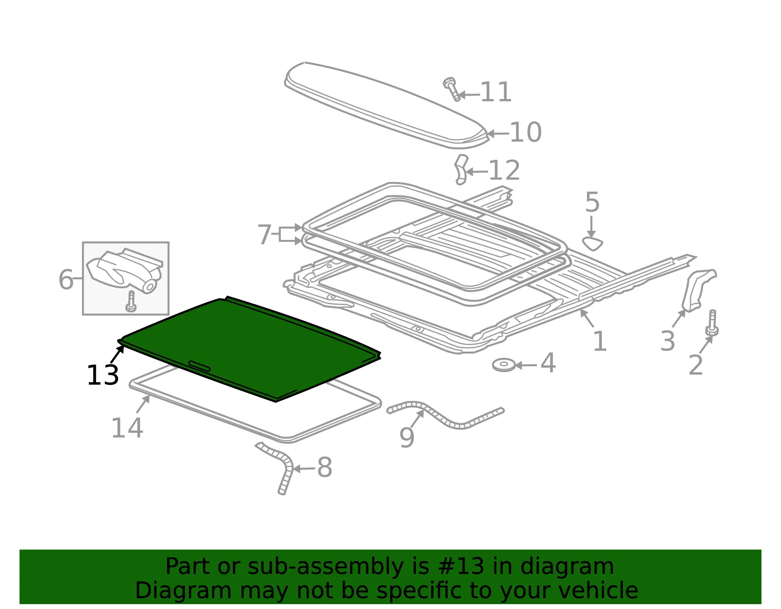 Sunshade - GM (25810300) - view 2