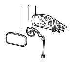 Mirror Assembly - GM (25823079) - view 11