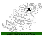 Front Driver Side Bumper Impact Bar Outer Bracket - GM (25832375) - view 7