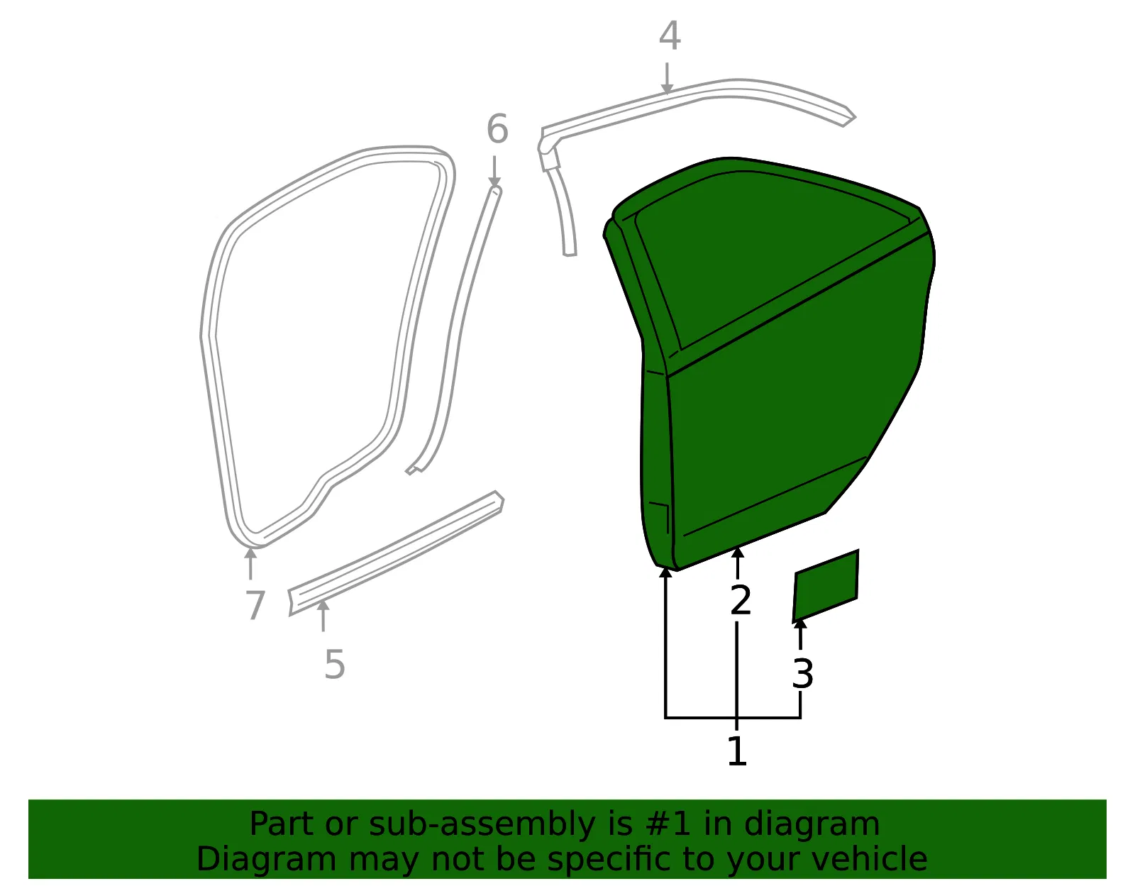 Door Shell - GM (25847898) - view 2