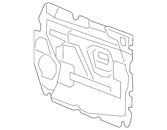 Water Deflector - Driver's Side (LH) - GM (25848849)