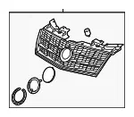 Grille - GM (25876967) - view 3