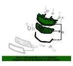 Front Upper Grille - GM (25891998) - view 6